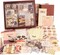 348 Pcs Scrapbooking Supplies Kit, Vintage Aesthetic Scrapbook Kit for Bullet Junk Journal, Stationery, A6 Grid Notebook, DIY Journaling Supplies, Birthday Craft Gift for Teen Girl Kid Women